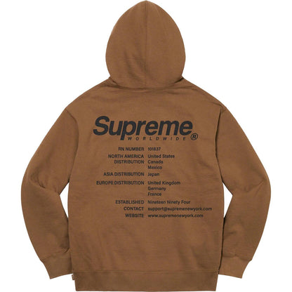 SUPREME 純棉刷毛連帽上衣