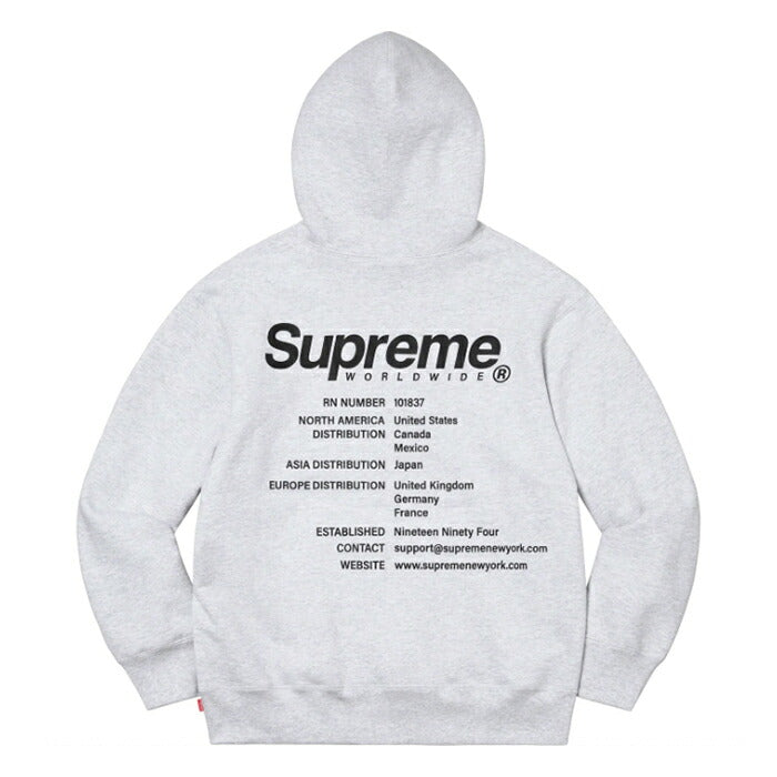 SUPREME 純棉刷毛連帽上衣