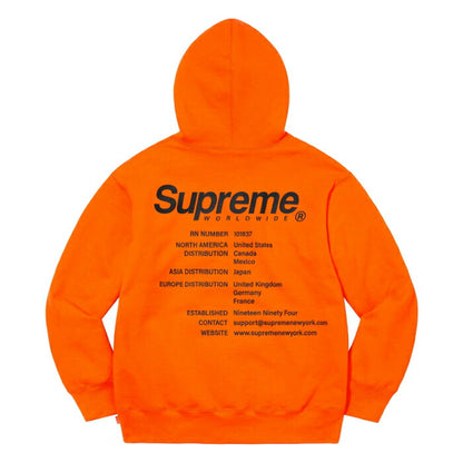 SUPREME 純棉刷毛連帽上衣