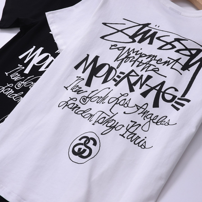 STUSSY 世界巡遊短袖T恤