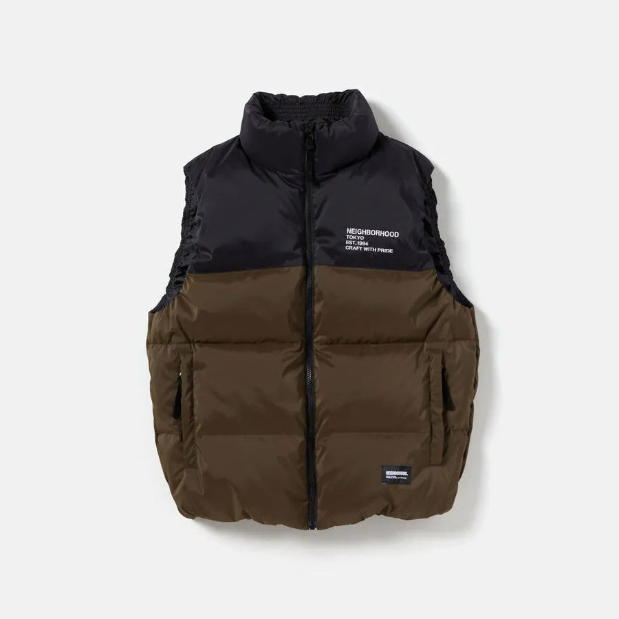 NEIGHBORHOOD CLASSIC DOWN VEST 立領羽絨背心