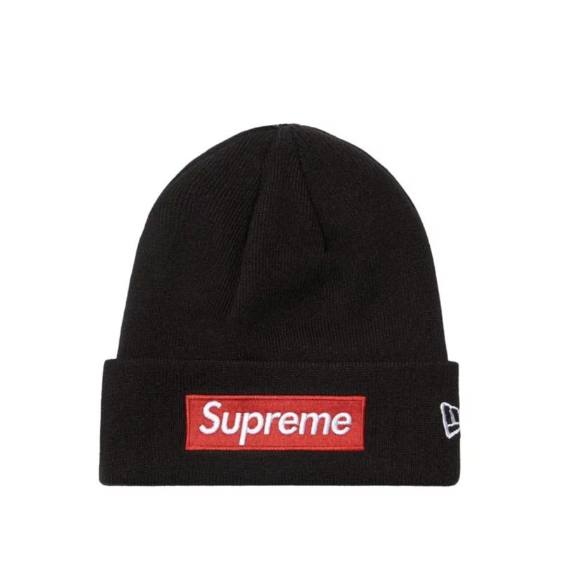 Supreme x New Era Box Logo Beanie 方形標誌聯名毛帽