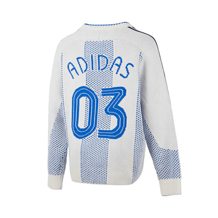 ADIDAS ORIGINALS JL8361 愛迪達復古撞色針織毛衣