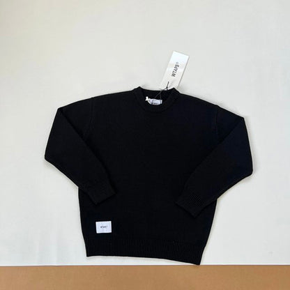 WTAPS CREW NECK 01 SWEATER T-ROCK - 背部印花軍事風針織毛衣