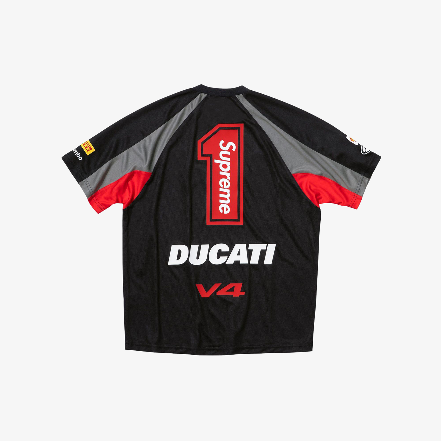 SUPREME x DUCATI SS24 SOCCER JERSEY  足球短袖T恤