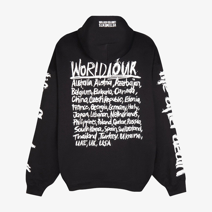 VETEMENTS Worldtour Hoodie - 經典巡迴標誌連帽衫