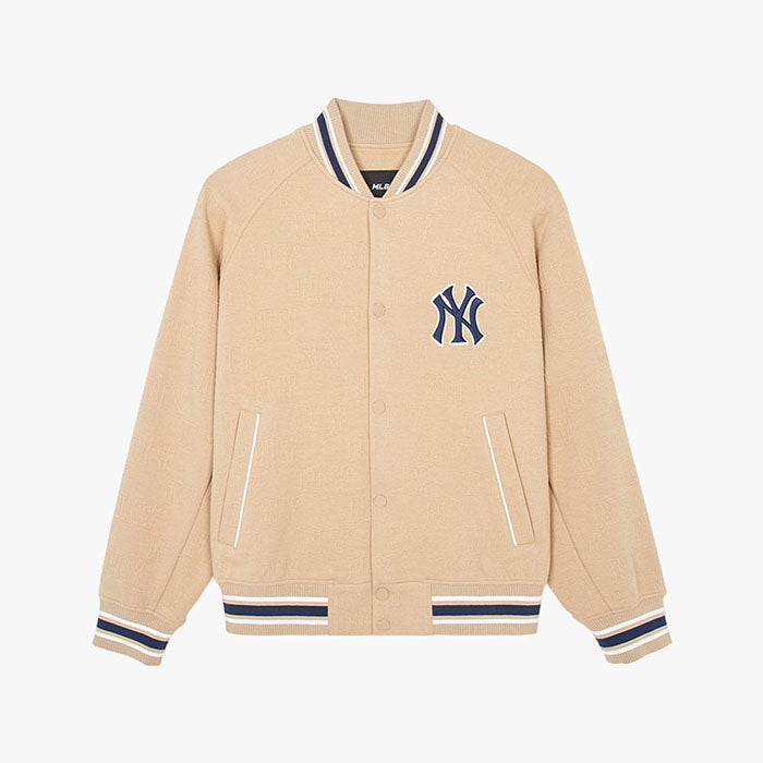 MLB JACKET 提花棒球休閒夾克