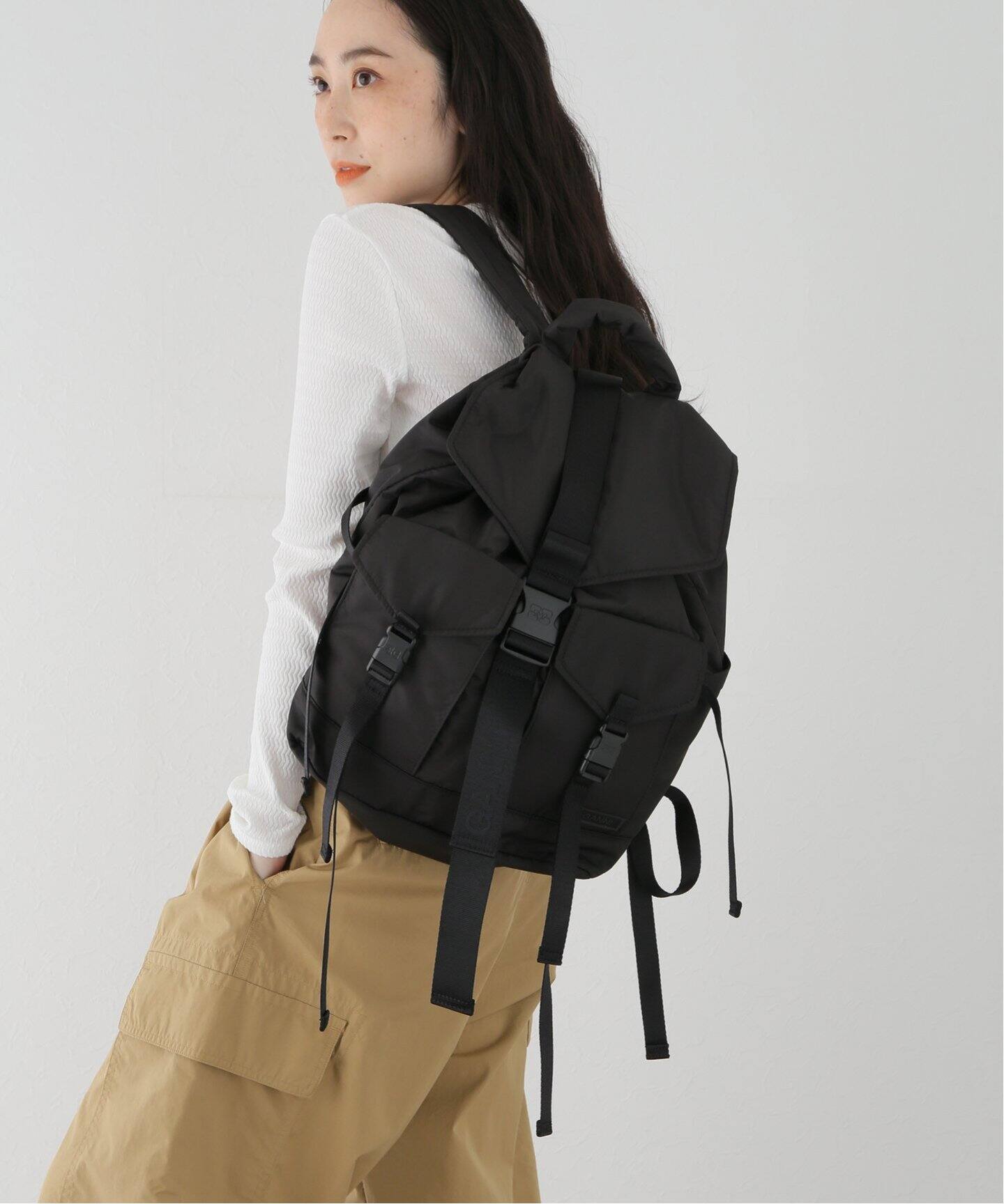 GANNI Tech Multi-Pocket Recycled Backpack 多功能後背包