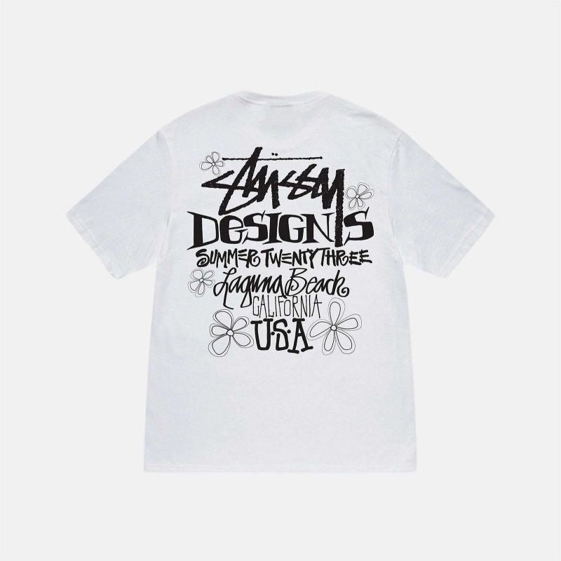 STUSSY SUMMER LB TEE  夏日塗鴉花卉短袖T恤