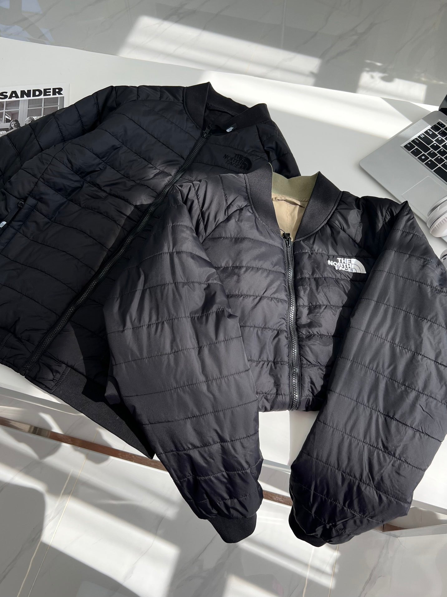 THE NORTH FACE HEAT LINE RVS BOMBER JACKET 北臉雙面穿鋪棉飛行外套