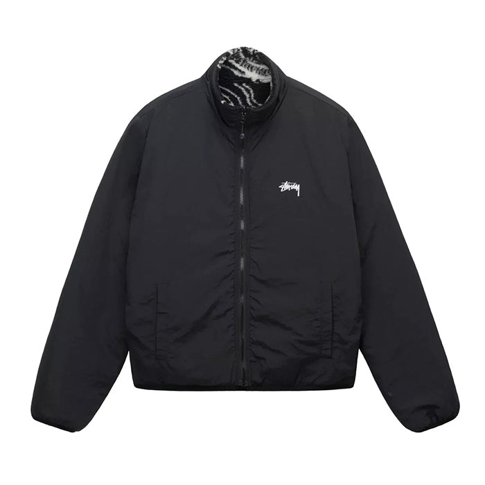 Stüssy Dragon Sherpa Jacket 龍紋滿印雙面穿羊羔絨夾克