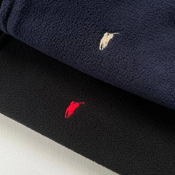 Ralph Lauren 復古刺繡搖粒絨夾克