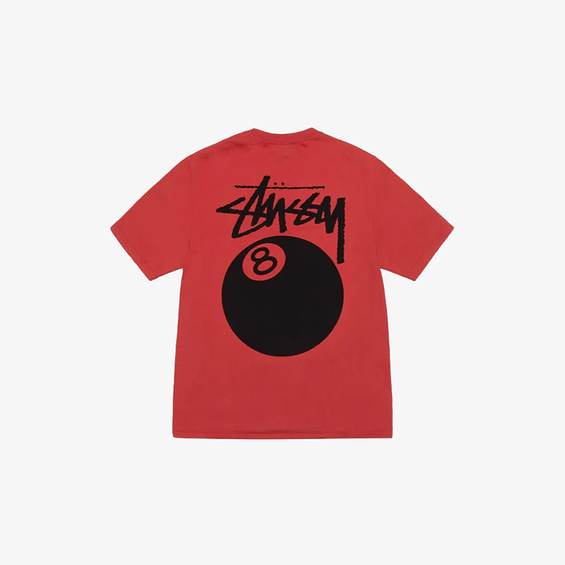 STUSSY 8號印花球短袖T恤