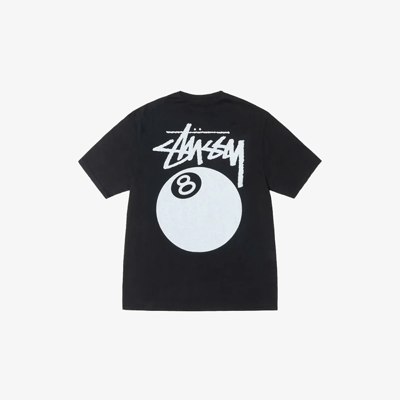 STUSSY 8號印花球短袖T恤