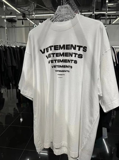 VETEMENTS 漸變印花短袖T恤