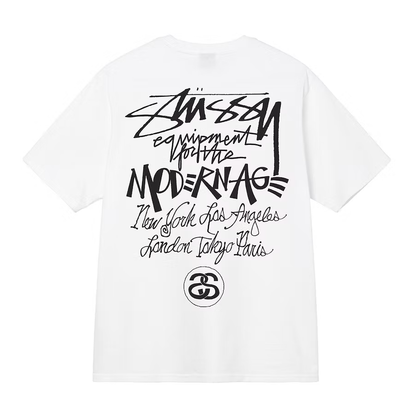 STUSSY 世界巡遊短袖T恤