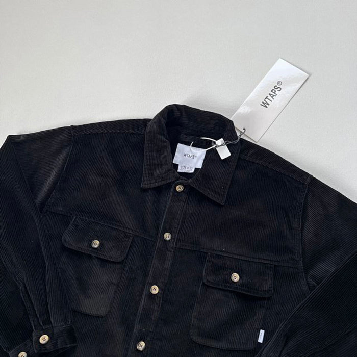 WTAPS WCPO Corduroy Shirt - 燈芯絨寬版襯衫