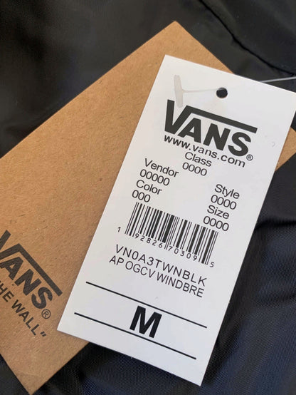 VANS 棋盤格加厚立領鋪棉外套