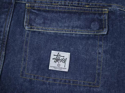 Stussy 廓形鋪棉牛仔外套