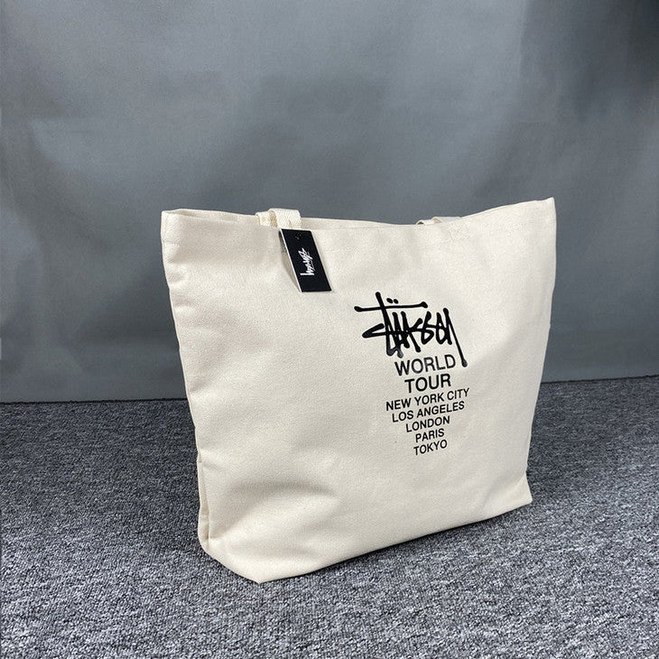 STUSSY WORLD TOUR BAG 世界巡迴購物袋