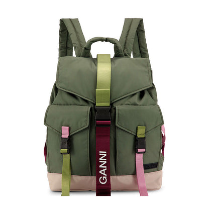 GANNI TECH BACKPACK 多功能口袋後背包