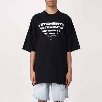 VETEMENTS 漸變印花短袖T恤