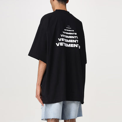 VETEMENTS 漸變印花短袖T恤