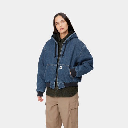 Carhartt WIP OG Active Denim Hooded Jacket 卡哈特水洗加絨牛仔連帽外套