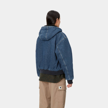 Carhartt WIP OG Active Denim Hooded Jacket 卡哈特水洗加絨牛仔連帽外套