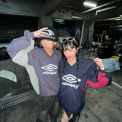 9090 × Umbro Nylon Pullover 復古尼龍運動長袖T恤