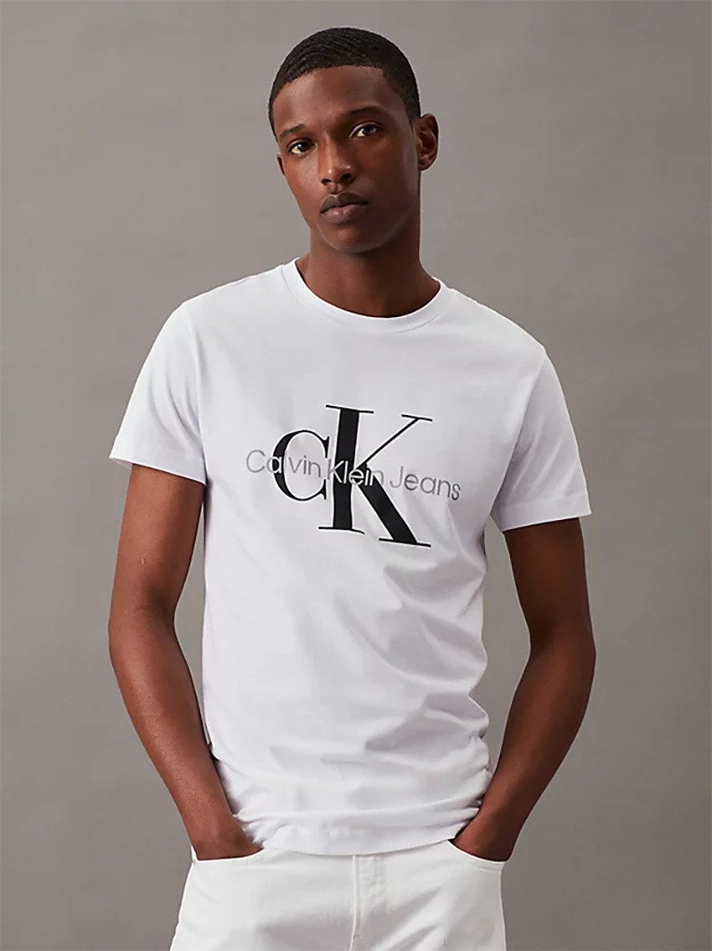 CALVIN KLEIN JEANS CK刺繡短袖T恤