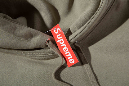 SUPREME 直排LOGO刷毛連帽上衣