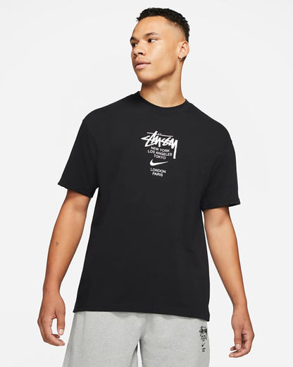 STUSSY x NIKE T-SHIRT 聯名印花短袖T恤