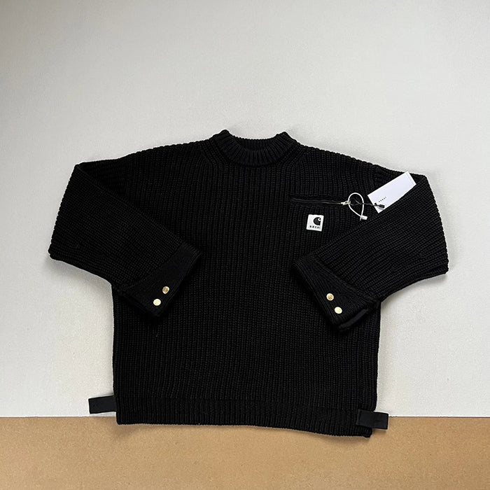 Sacai x Carhartt WIP Knit Detroit Pullover 卡哈特針織毛衣