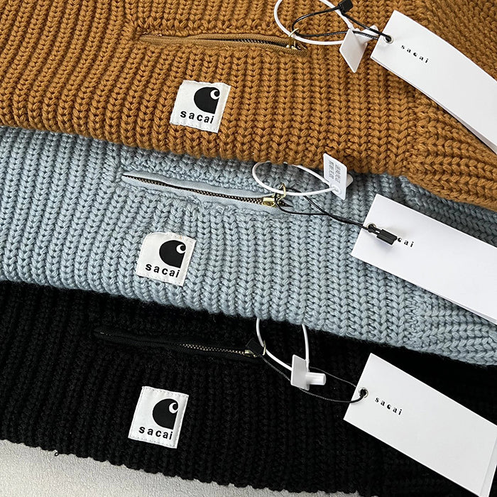 Sacai x Carhartt WIP Knit Detroit Pullover 卡哈特針織毛衣