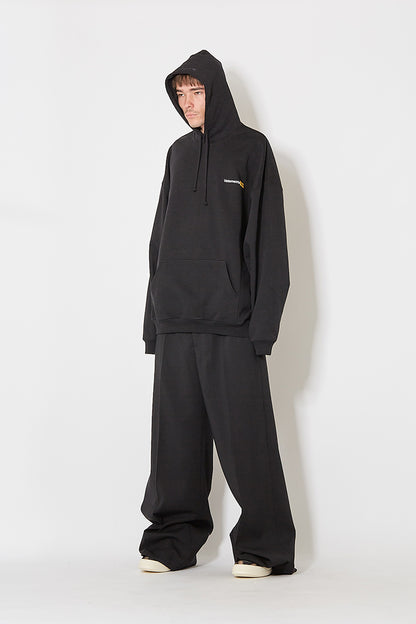 VETEMENTS Black XXX Logo Hoodie – 廓形標誌連帽衫