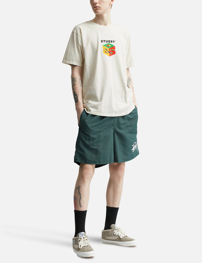 STUSSY S64 PIGMENT DYED T-SHIRT 撞色LOGO 短袖上衣