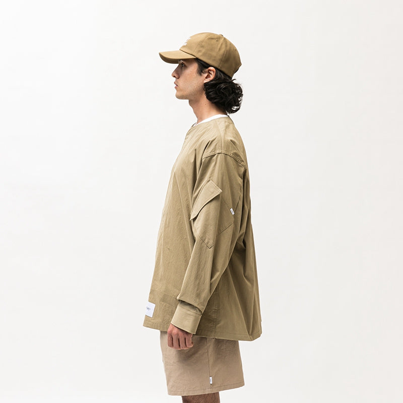 玩酷Plus+潮流服飾嚴選】WTAPS SCOUT / LS / NYCO. TUSSAH 骨頭刺繡廓