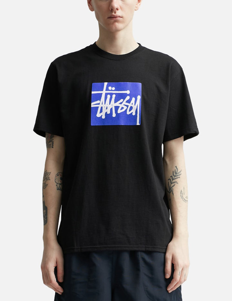 STUSSY 方標LOGO 短袖T恤