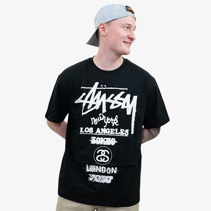 STUSSY SS23 TOUR T-SHIRT 世界巡遊系列短袖T恤