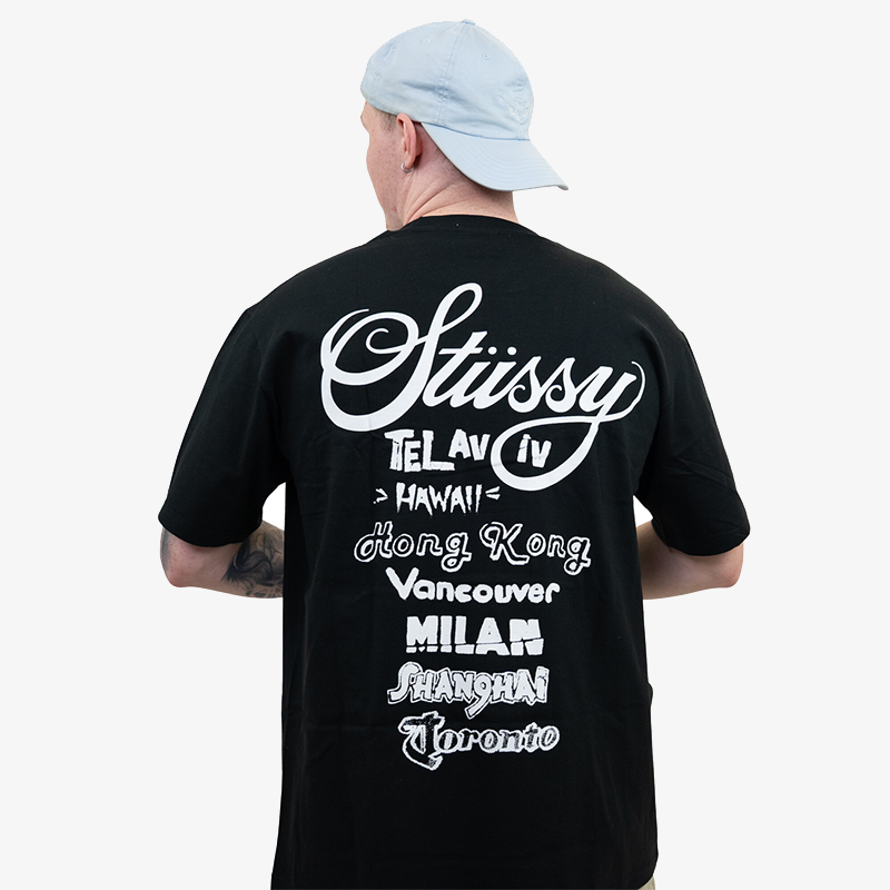 STUSSY SS23 TOUR T-SHIRT 世界巡遊系列短袖T恤