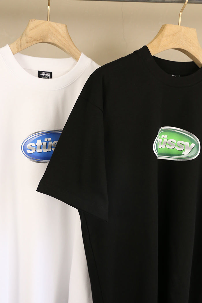 STUSSY 復古LOGO印花短袖T恤