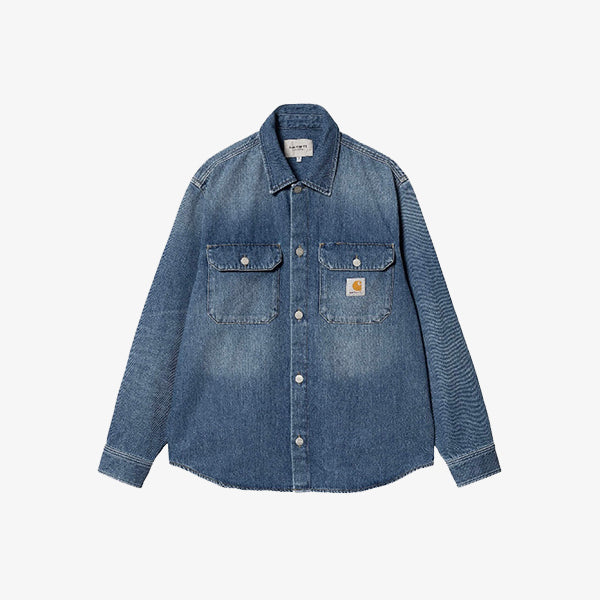 CARHARTT WIP HARVEY SHIRT JACKET UNISEX 卡哈特口袋牛仔襯衫