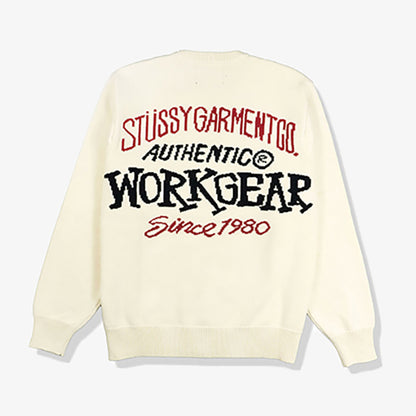 Stussy Authentic Workgear Sweater 線嵌針織毛衣