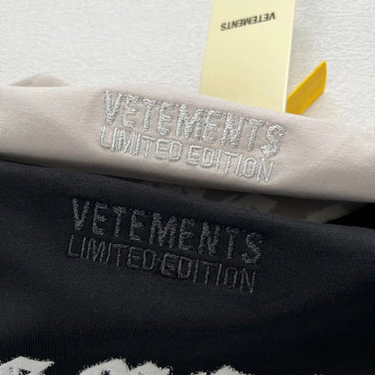 VETEMENTS 反轉無政府印花短袖T恤