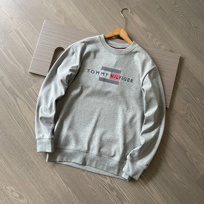 TOMMY HILFIGER Sweatshirt 刺繡旗幟刷毛衛衣