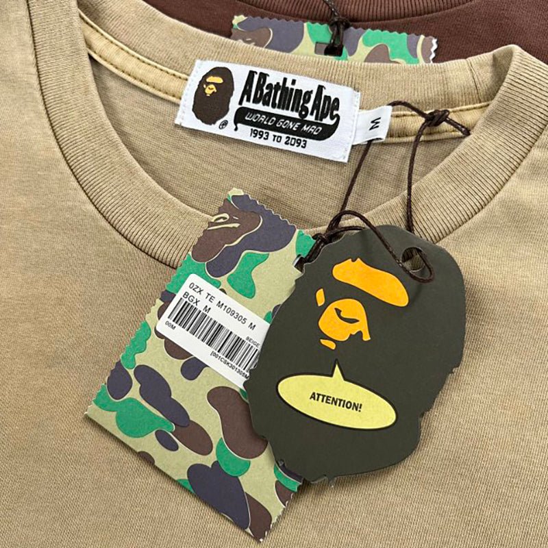 AAPE BY *A BATHING APE® 復古色調短袖T恤 - VANASH