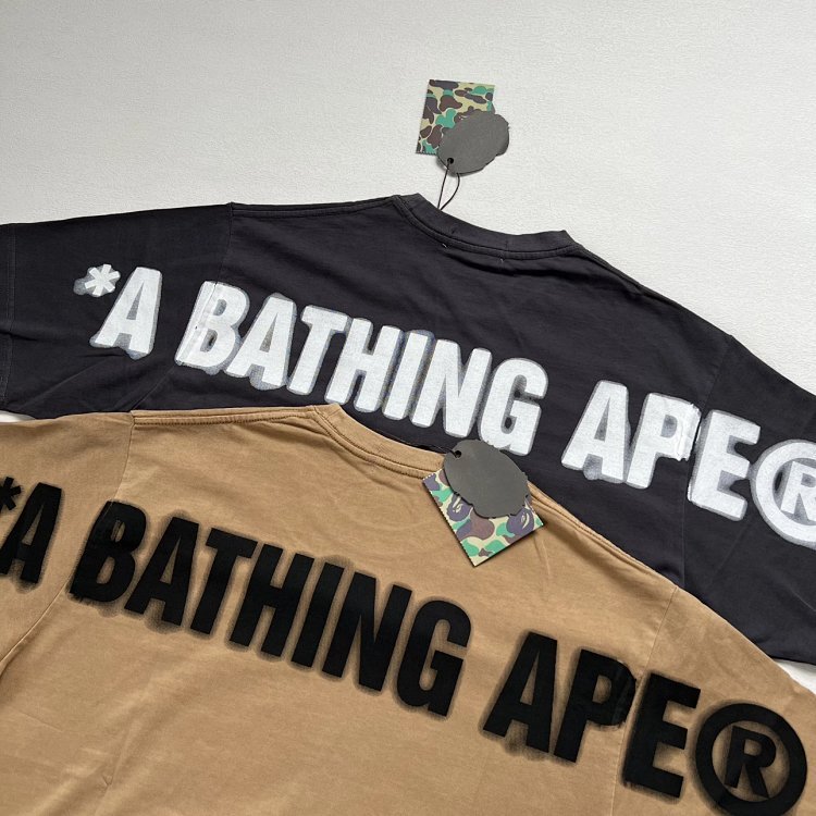 AAPE BY *A BATHING APE® 噴染印花短袖T恤 - VANASH