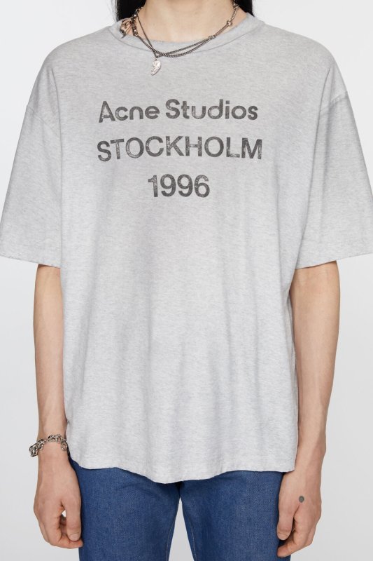 Acne Studios 復古破損做舊短袖T恤 - VANASH