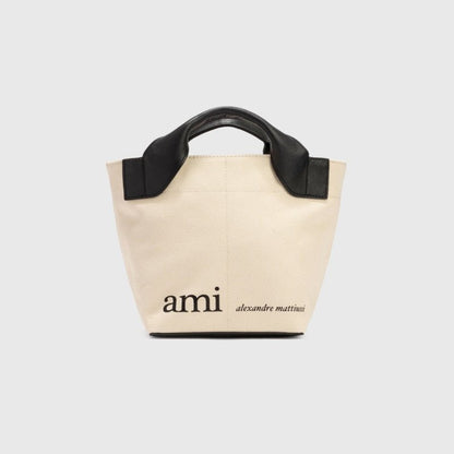 AMI PARIS SMALL MARKET BAG 手提斜挎包 - VANASH